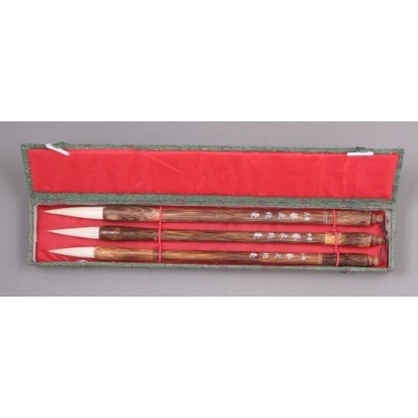 Brushes with goat set of 3 pieces
